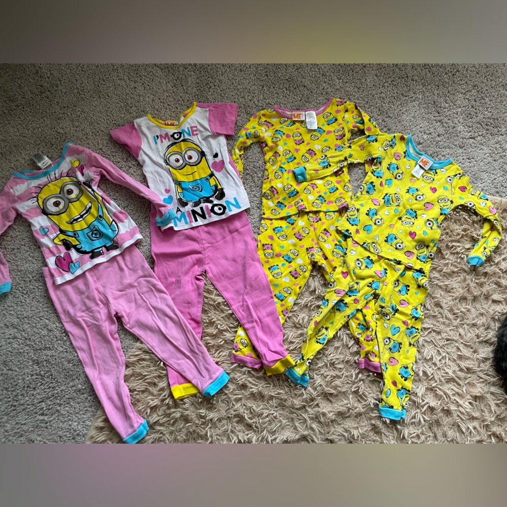 Minion Pajamas Bundle of 4